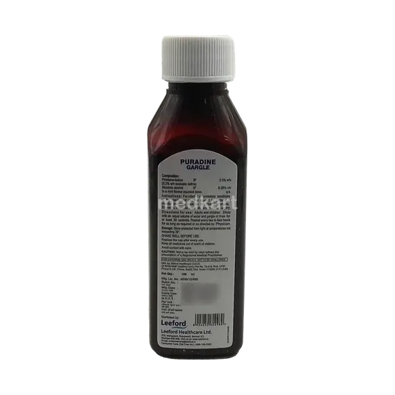 puradine gargle 100 ml